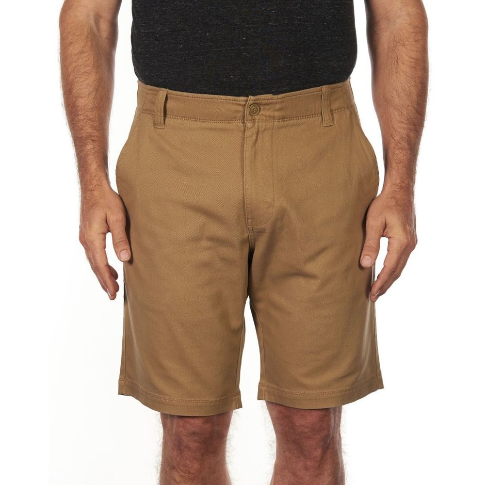 Iron Co. Clothing  Men's Flat Front Stretch Twill Short- Size 38